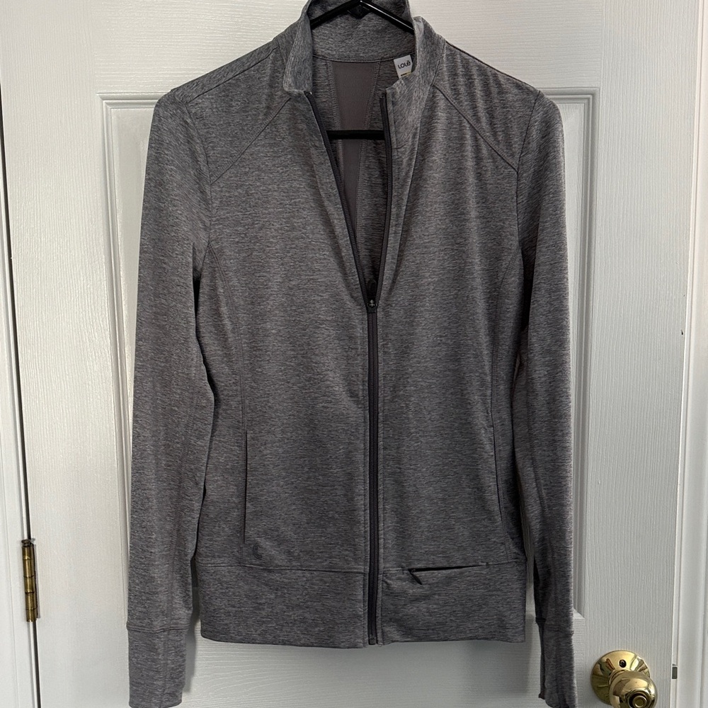 Lole Gray Women's Zip Up Athleisure Jacket